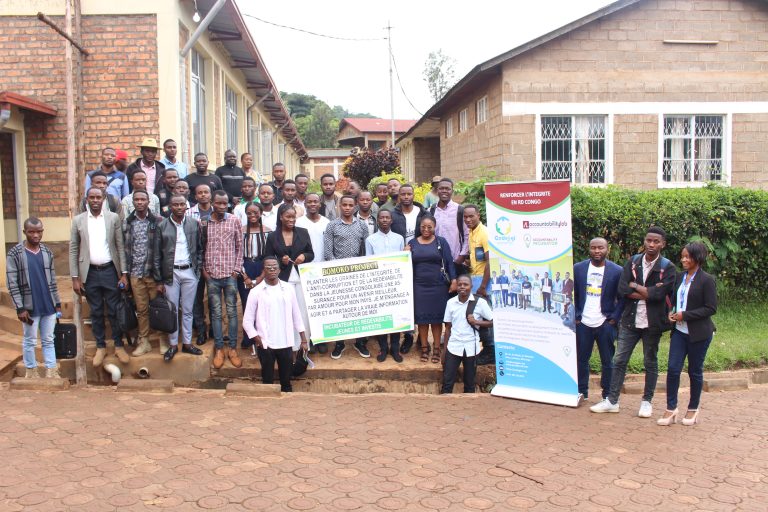 Conférence débat sur l’intégrité électorale au Campus BUGABO de l’université Catholique de Bukavu