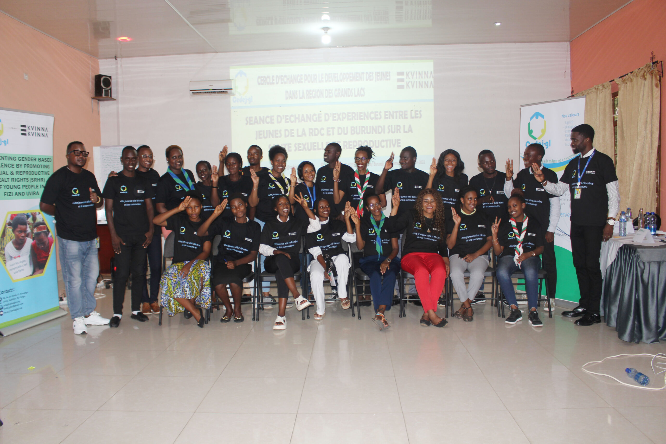 Echange d&rsquo;expériences entre les jeunes de la RDC et du Burundi sur la SSR