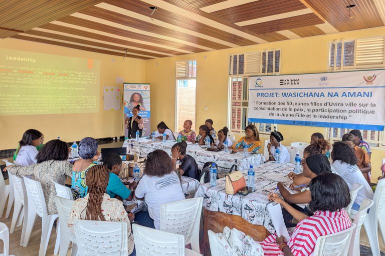 Femmes, paix et sécurité : 50 jeunes leaders formées à la participation politique à Uvira